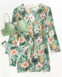 Floral Print Swimwear Set